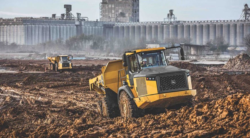 John Deere Improves Fuel Burn, Boosts Productivity With New E-II Articulated Dump Trucks